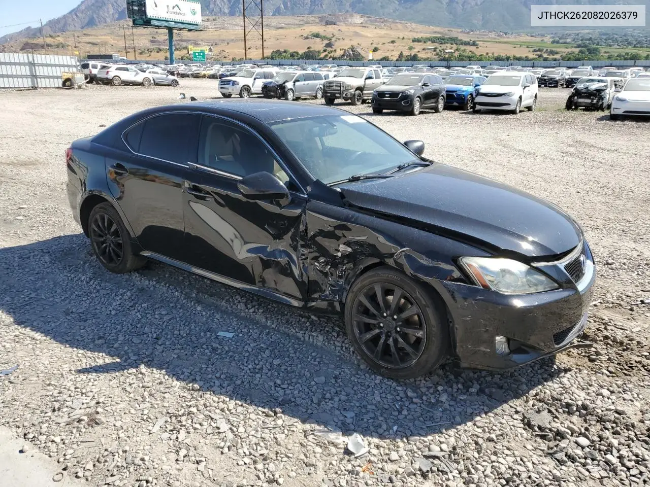2008 Lexus Is 250 VIN: JTHCK262082026379 Lot: 62647245