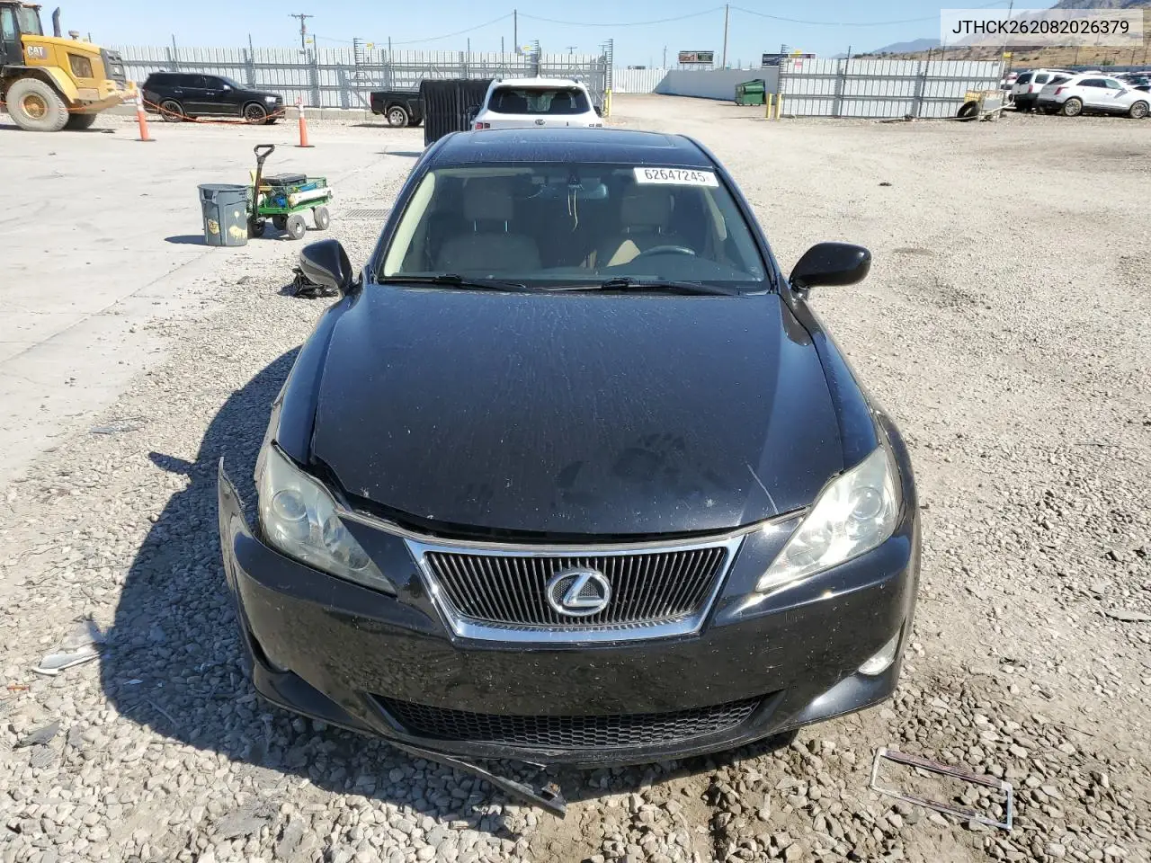 2008 Lexus Is 250 VIN: JTHCK262082026379 Lot: 62647245