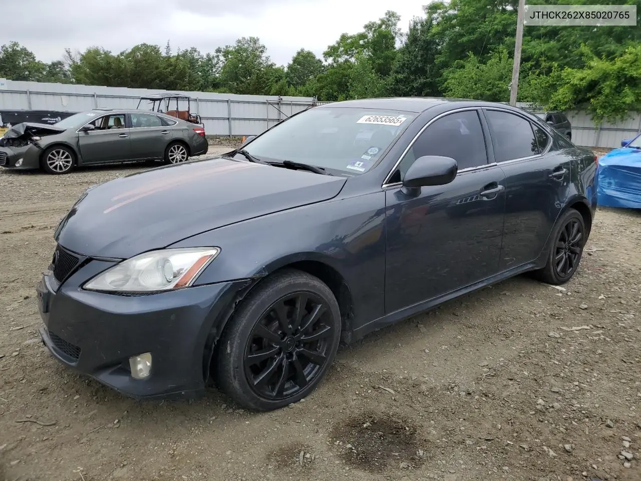 2008 Lexus Is 250 VIN: JTHCK262X85020765 Lot: 62653565