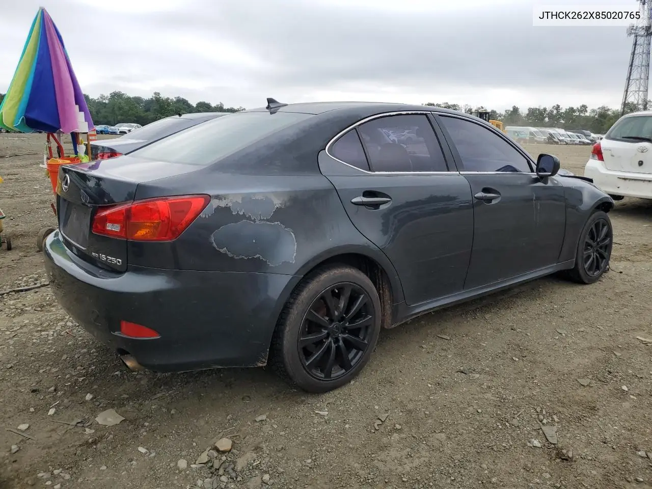 2008 Lexus Is 250 VIN: JTHCK262X85020765 Lot: 62653565