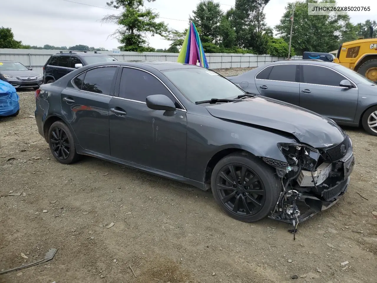 2008 Lexus Is 250 VIN: JTHCK262X85020765 Lot: 62653565