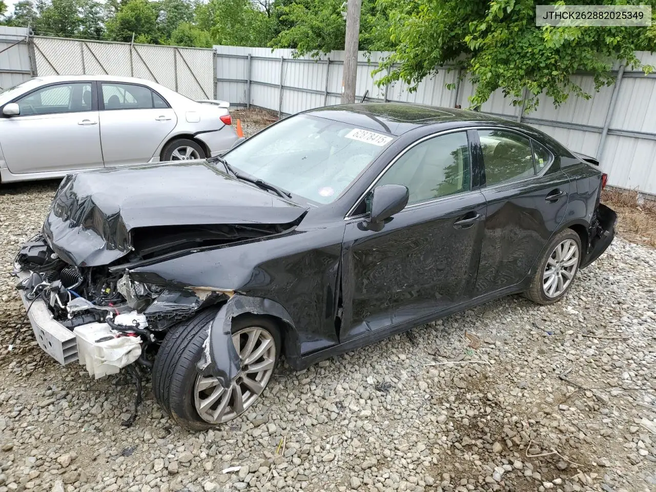 2008 Lexus Is 250 VIN: JTHCK262882025349 Lot: 62878415