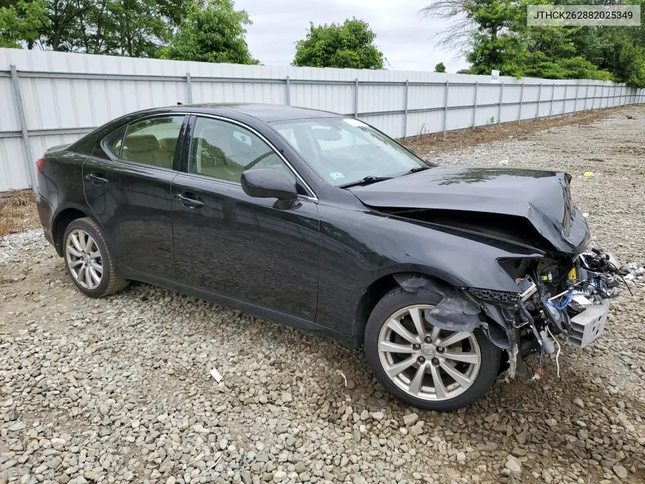 2008 Lexus Is 250 VIN: JTHCK262882025349 Lot: 62878415