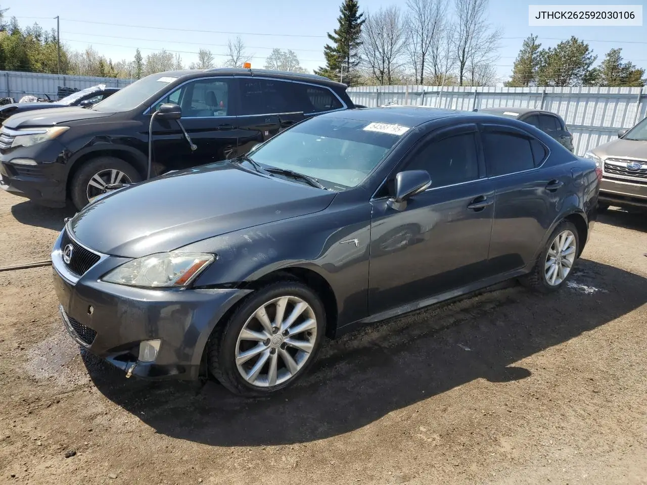 2009 Lexus Is 250 VIN: JTHCK262592030106 Lot: 54588195