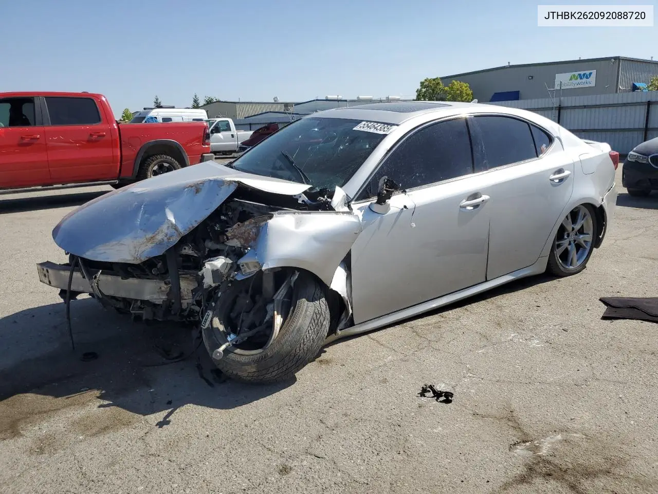 2009 Lexus Is 250 VIN: JTHBK262092088720 Lot: 55464385
