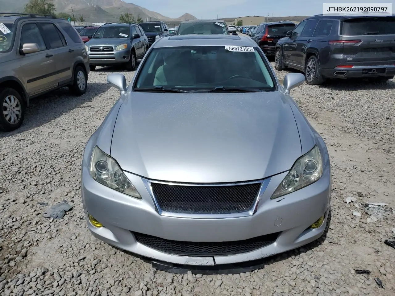 2009 Lexus Is 250 VIN: JTHBK262192090797 Lot: 56572185