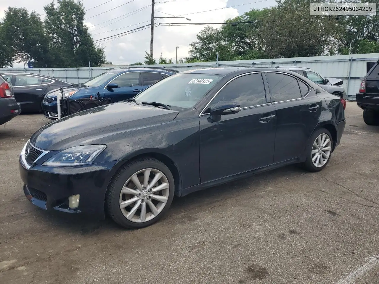2009 Lexus Is 250 VIN: JTHCK262495034209 Lot: 62148125