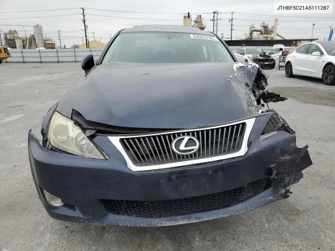 2010 Lexus Is 250 VIN: JTHBF5C21A5111287 Lot: 53585745