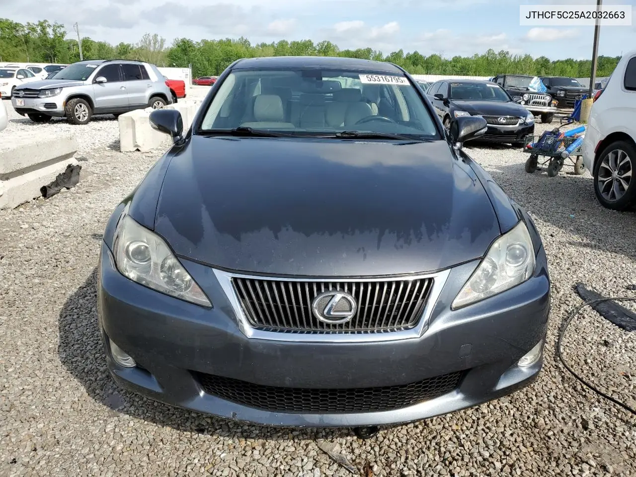 2010 Lexus Is 250 VIN: JTHCF5C25A2032663 Lot: 55316795