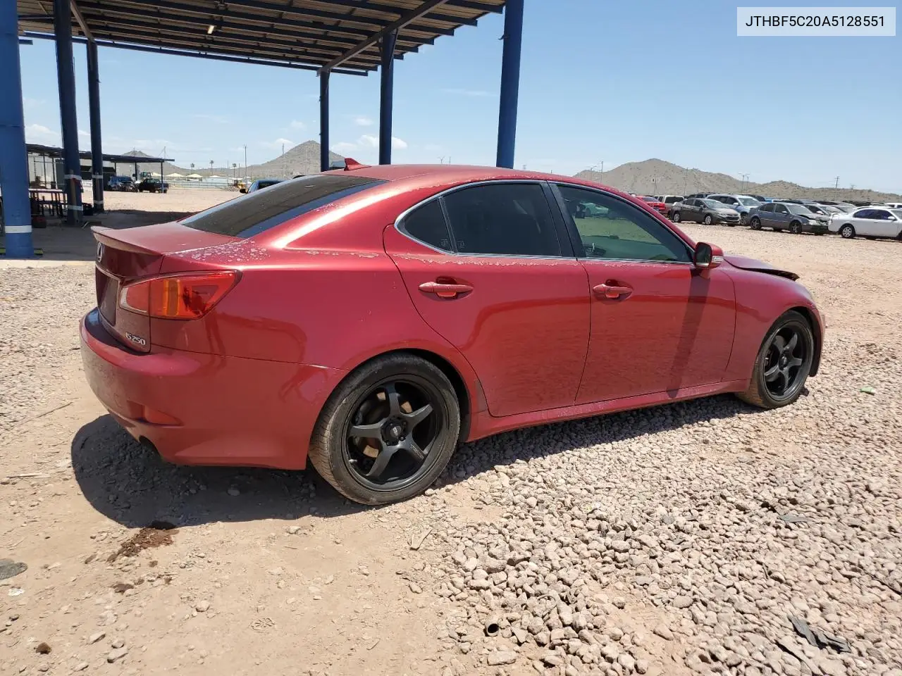 2010 Lexus Is 250 VIN: JTHBF5C20A5128551 Lot: 62420875