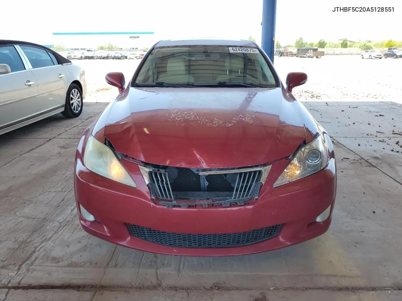 2010 Lexus Is 250 VIN: JTHBF5C20A5128551 Lot: 62420875