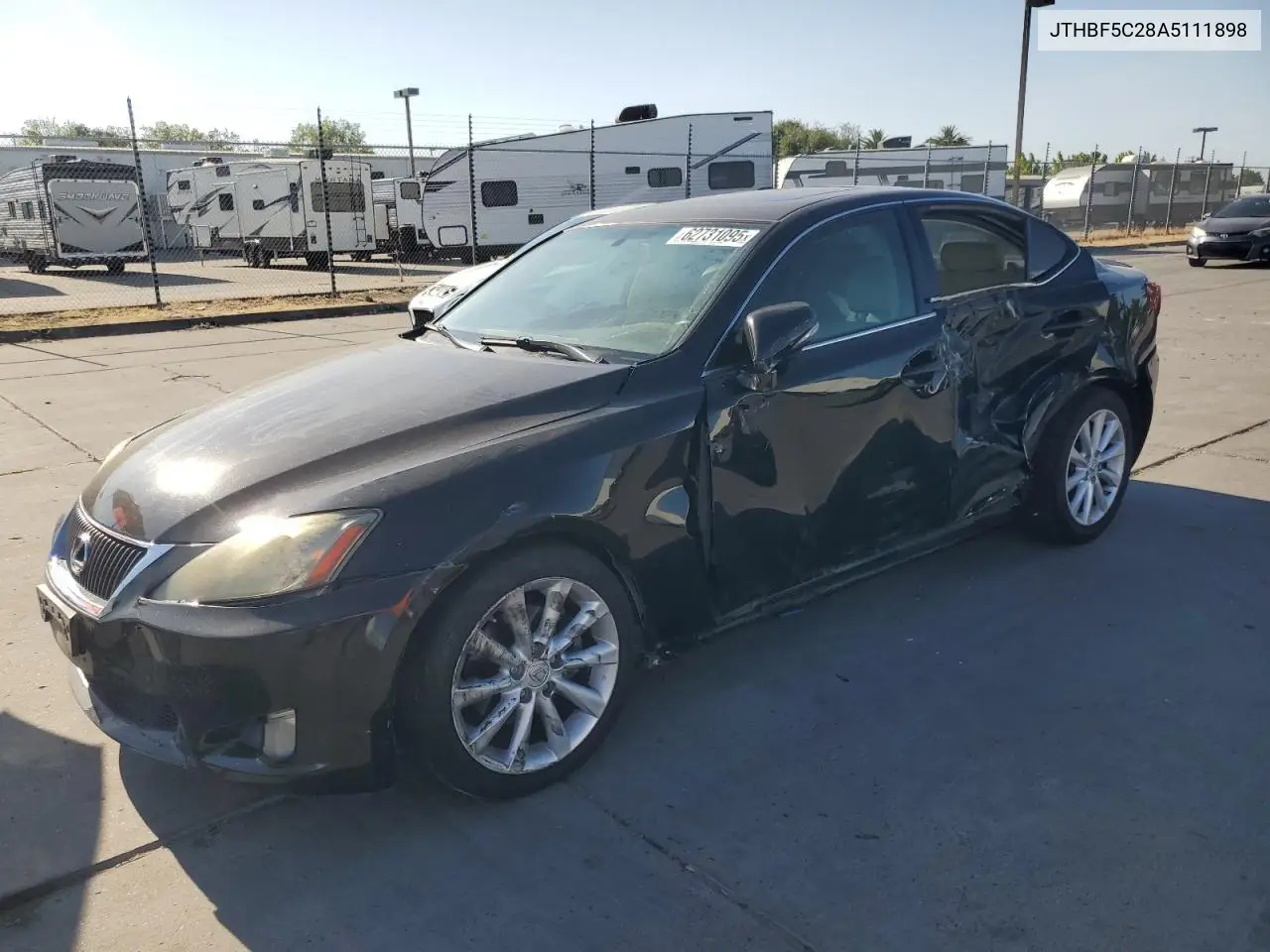 2010 Lexus Is 250 VIN: JTHBF5C28A5111898 Lot: 62731095