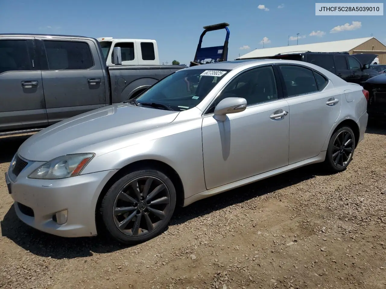 2010 Lexus Is 250 VIN: JTHCF5C28A5039010 Lot: 62735825