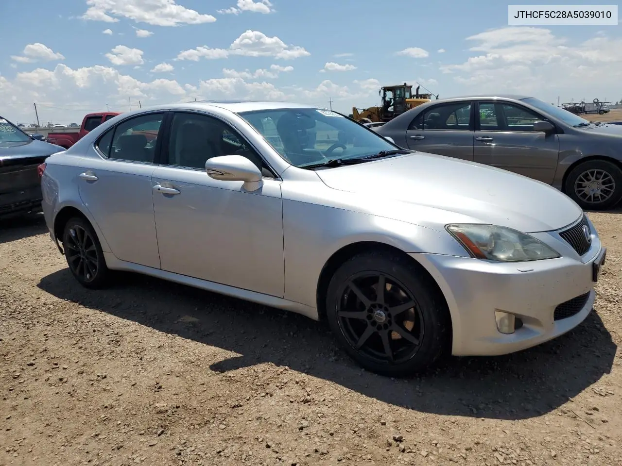 2010 Lexus Is 250 VIN: JTHCF5C28A5039010 Lot: 62735825