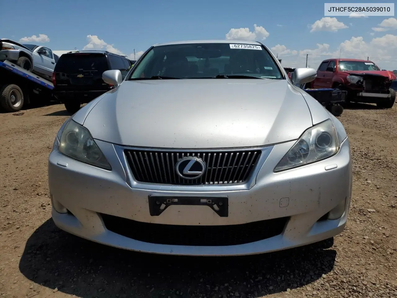 2010 Lexus Is 250 VIN: JTHCF5C28A5039010 Lot: 62735825