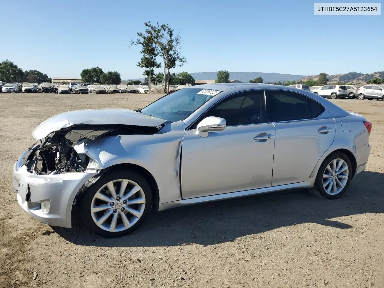 2010 Lexus Is 250 VIN: JTHBF5C27A5123654 Lot: 62956235