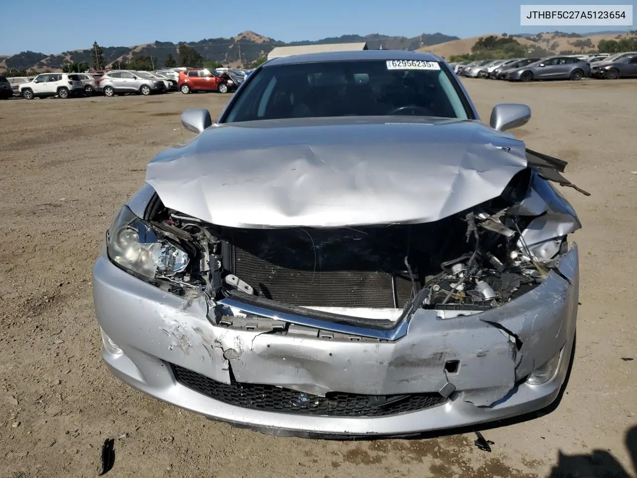 2010 Lexus Is 250 VIN: JTHBF5C27A5123654 Lot: 62956235