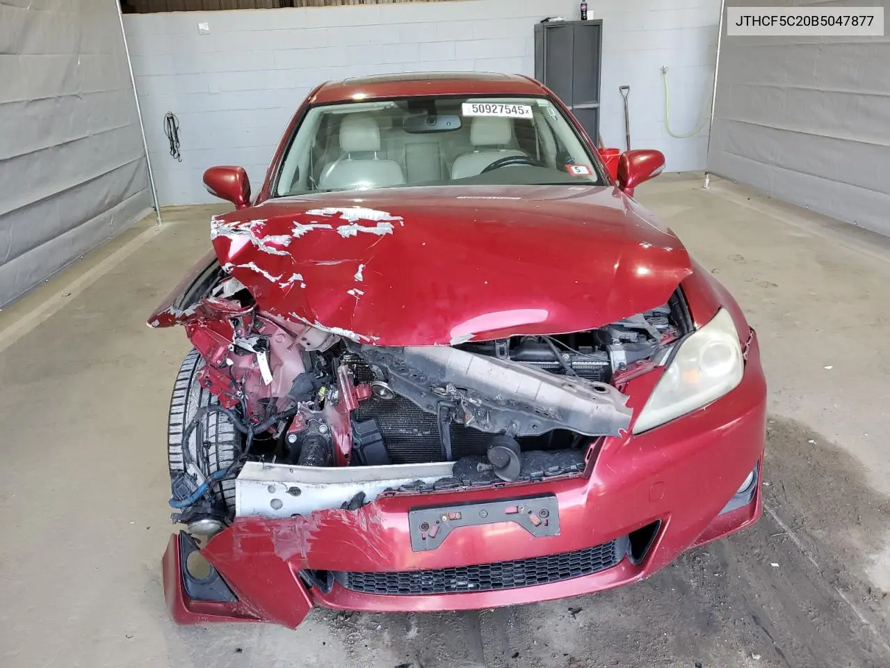 2011 Lexus Is 250 VIN: JTHCF5C20B5047877 Lot: 50927545