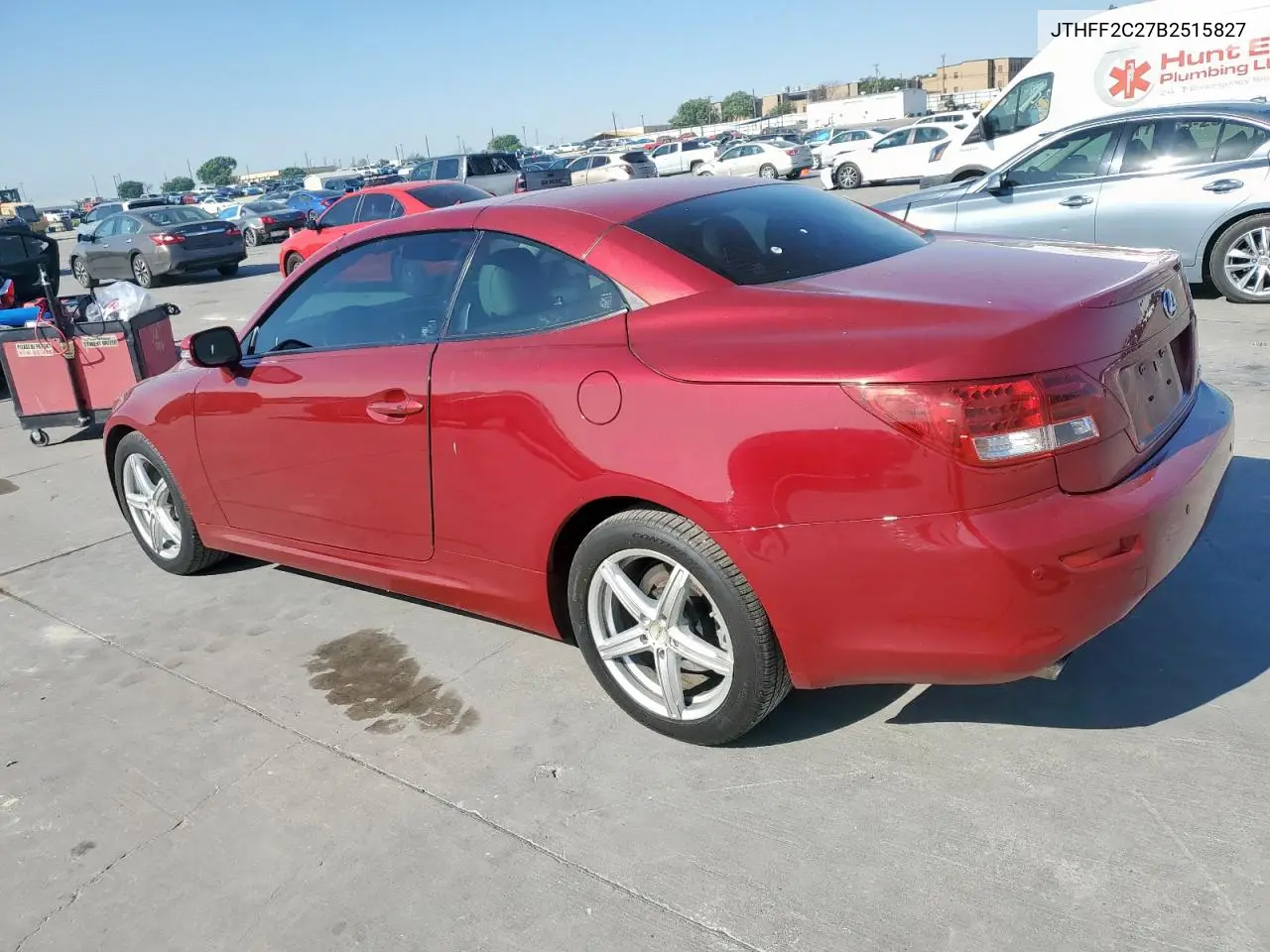 2011 Lexus Is 250 VIN: JTHFF2C27B2515827 Lot: 53033705