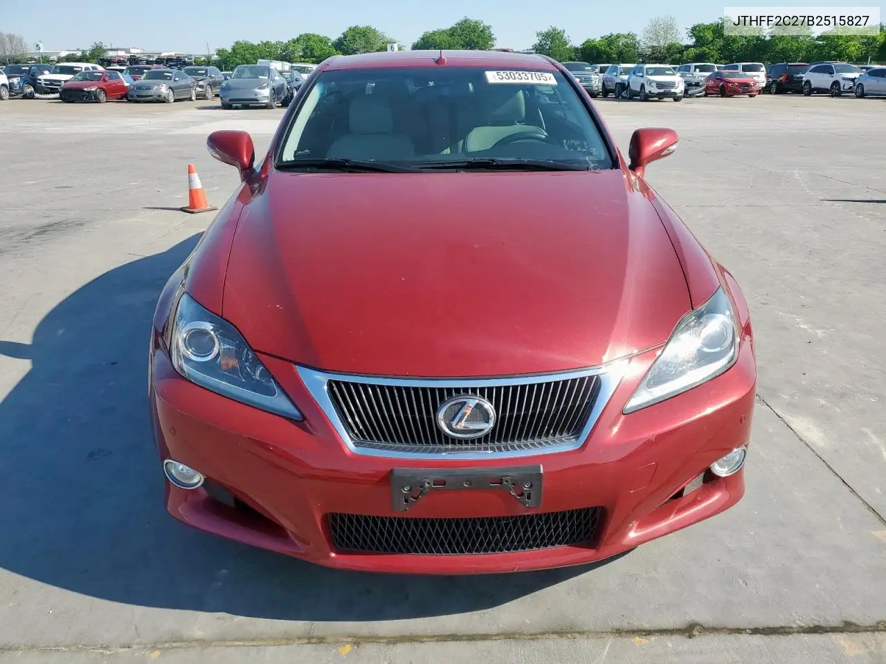 2011 Lexus Is 250 VIN: JTHFF2C27B2515827 Lot: 53033705