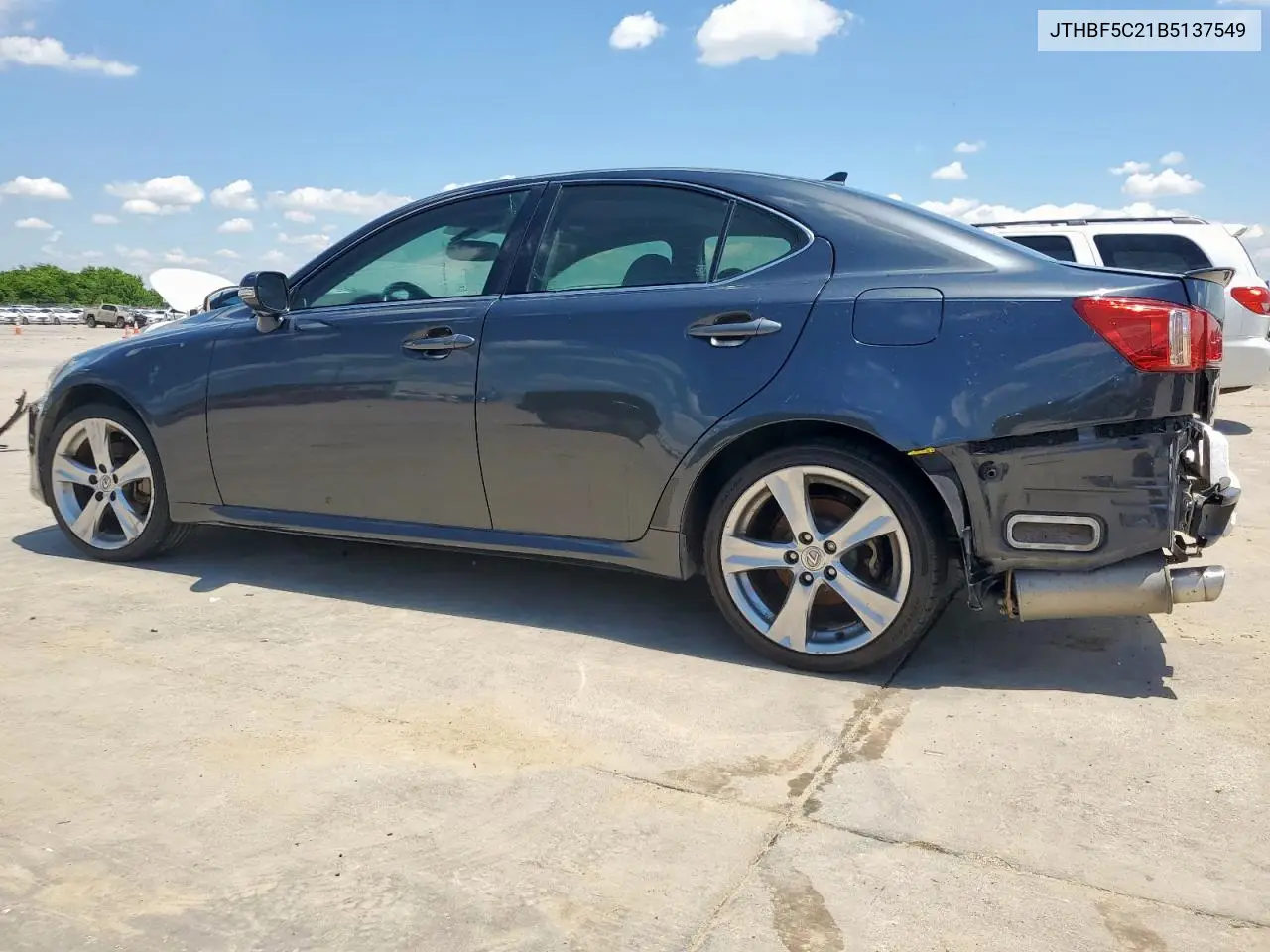 2011 Lexus Is 250 VIN: JTHBF5C21B5137549 Lot: 55853435