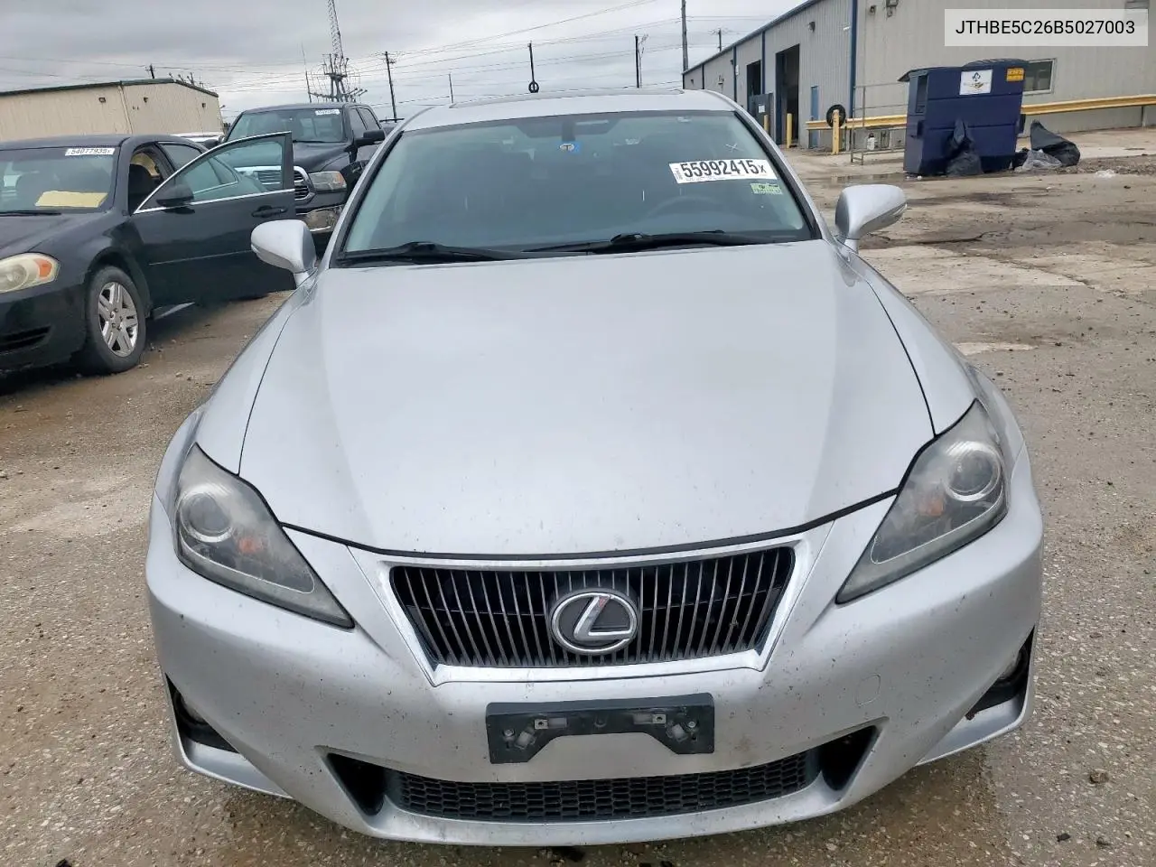 2011 Lexus Is 350 VIN: JTHBE5C26B5027003 Lot: 55992415