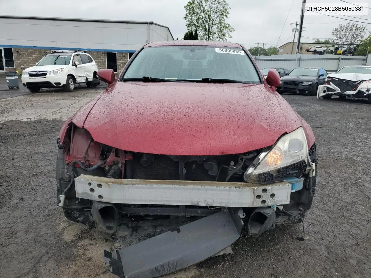 2011 Lexus Is 250 VIN: JTHCF5C28B5050381 Lot: 56009835