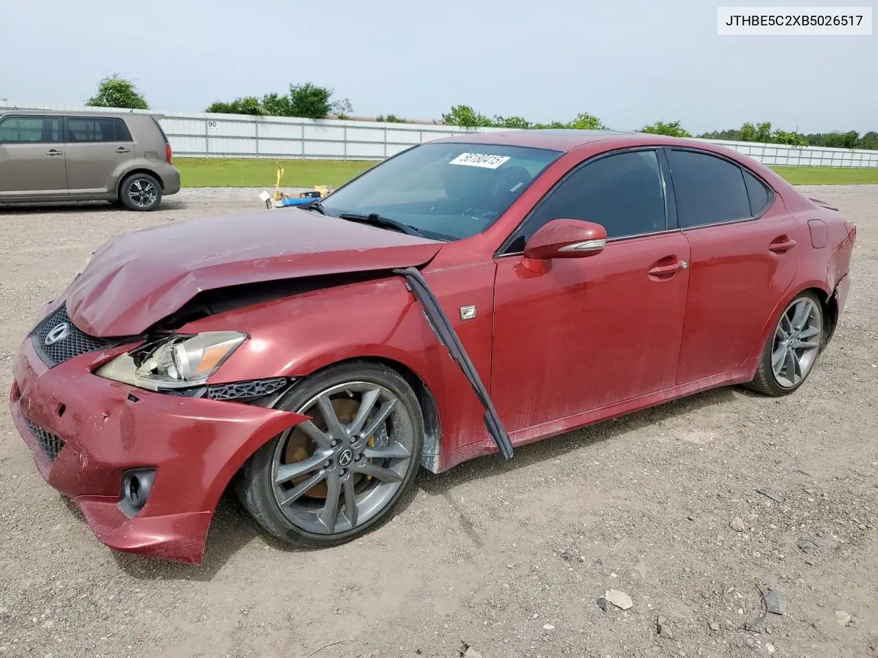 2011 Lexus Is 350 VIN: JTHBE5C2XB5026517 Lot: 56180415