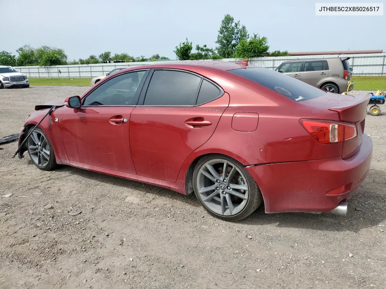 2011 Lexus Is 350 VIN: JTHBE5C2XB5026517 Lot: 56180415