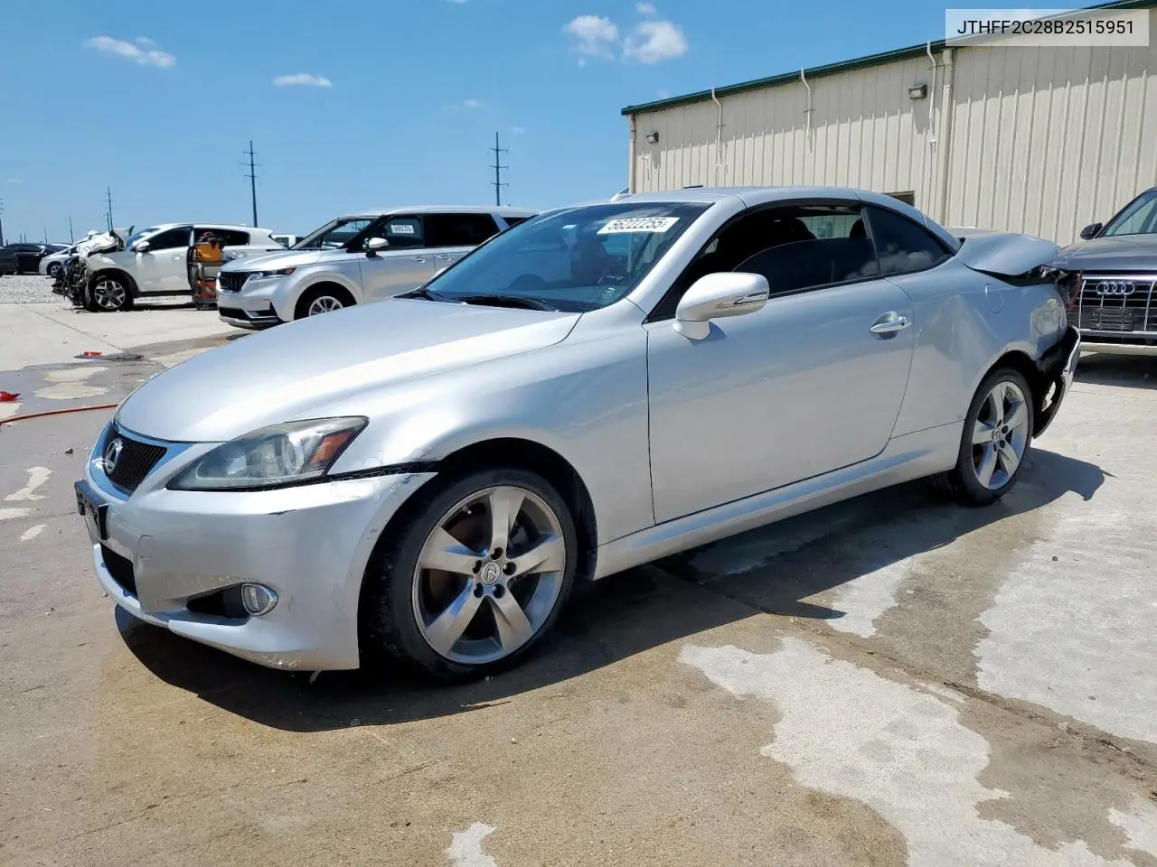 2011 Lexus Is 250 VIN: JTHFF2C28B2515951 Lot: 56222255