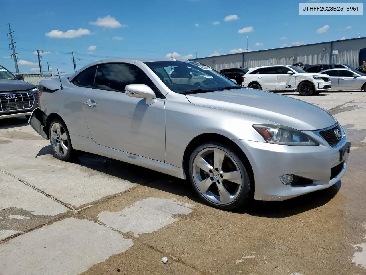 2011 Lexus Is 250 VIN: JTHFF2C28B2515951 Lot: 56222255