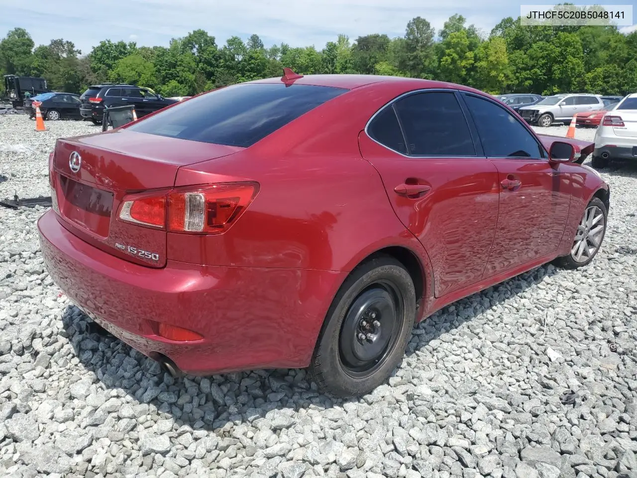 2011 Lexus Is 250 VIN: JTHCF5C20B5048141 Lot: 56242515