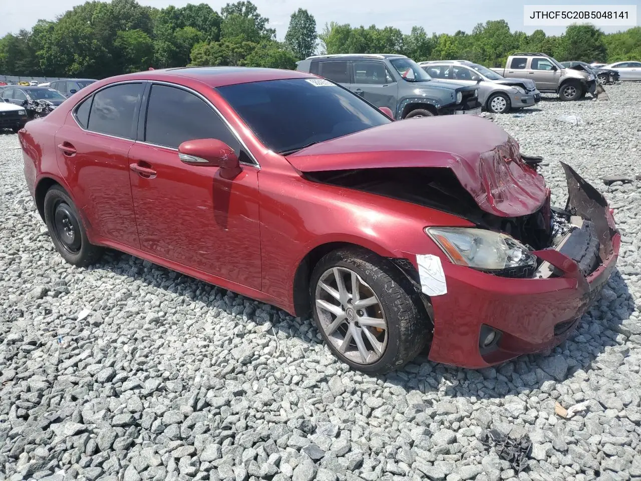 2011 Lexus Is 250 VIN: JTHCF5C20B5048141 Lot: 56242515