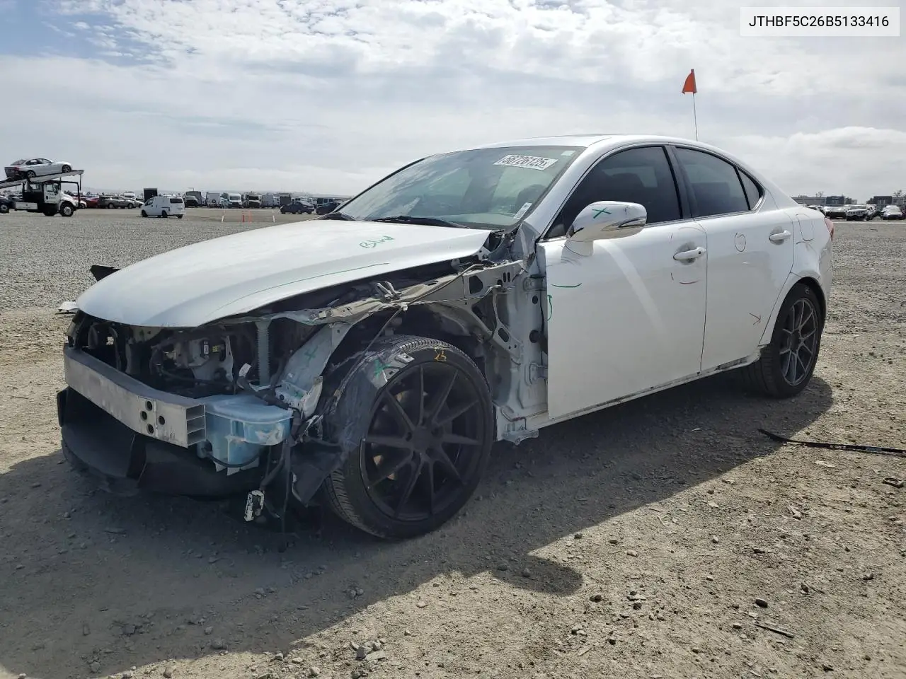 2011 Lexus Is 250 VIN: JTHBF5C26B5133416 Lot: 56726125