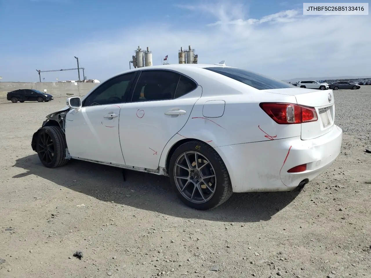 2011 Lexus Is 250 VIN: JTHBF5C26B5133416 Lot: 56726125