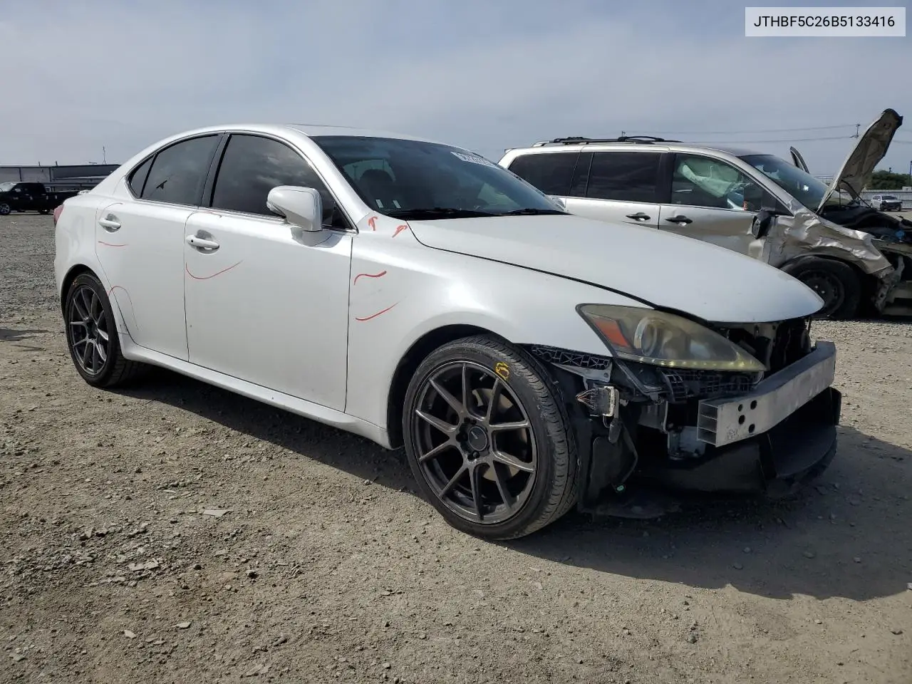 2011 Lexus Is 250 VIN: JTHBF5C26B5133416 Lot: 56726125