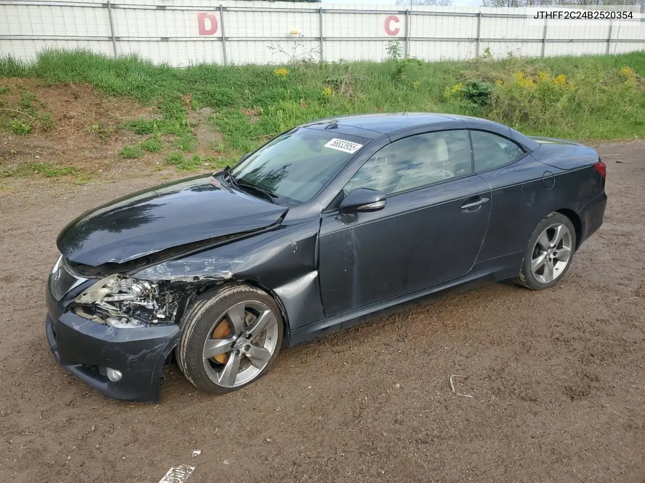 2011 Lexus Is 250 VIN: JTHFF2C24B2520354 Lot: 56833955