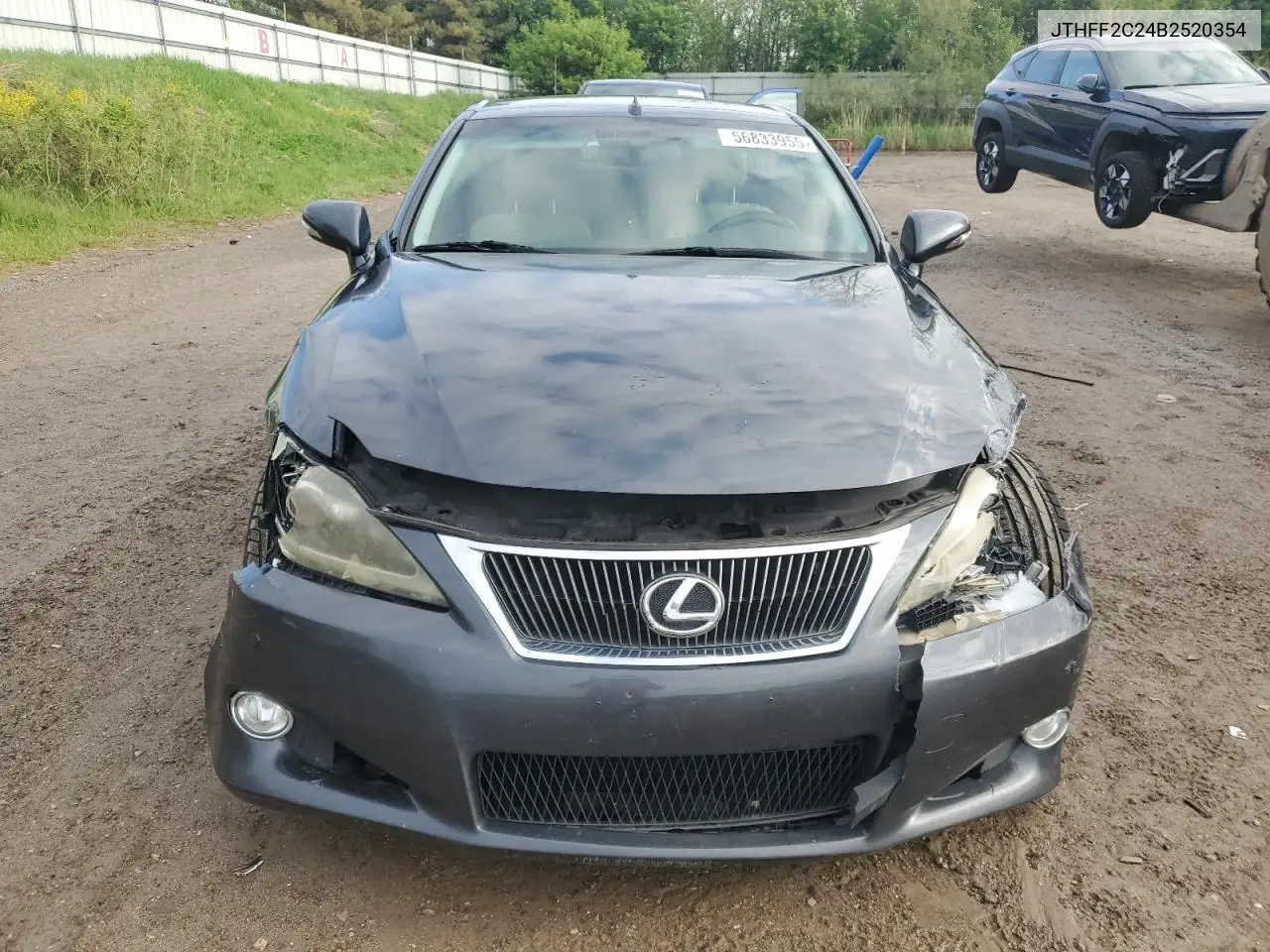 2011 Lexus Is 250 VIN: JTHFF2C24B2520354 Lot: 56833955