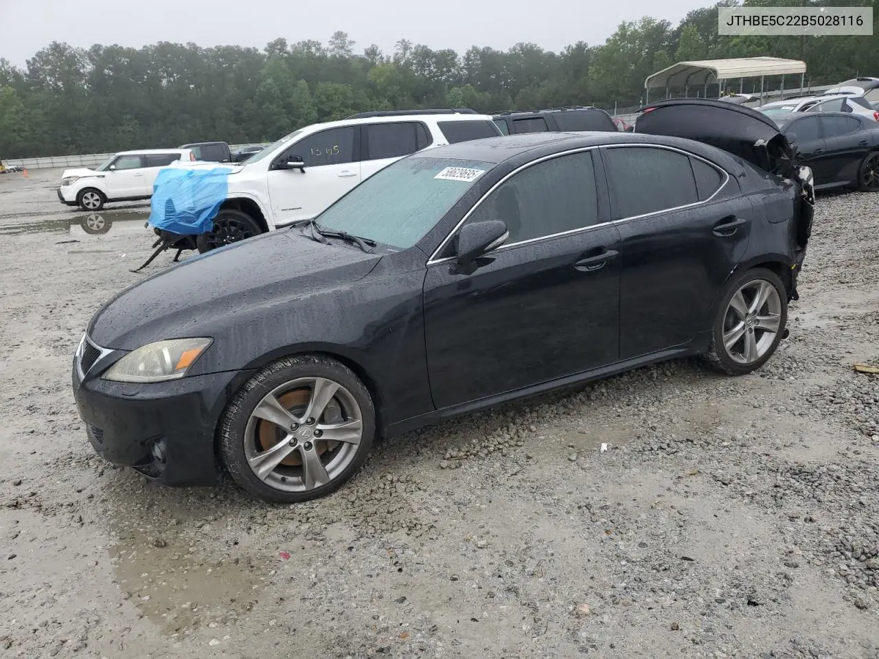 2011 Lexus Is 350 VIN: JTHBE5C22B5028116 Lot: 58629695