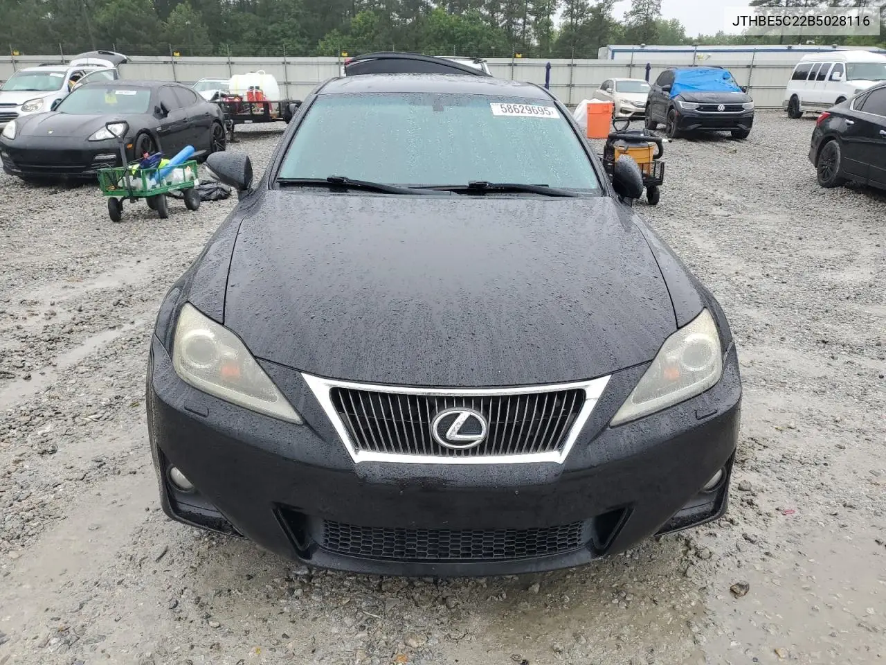 2011 Lexus Is 350 VIN: JTHBE5C22B5028116 Lot: 58629695