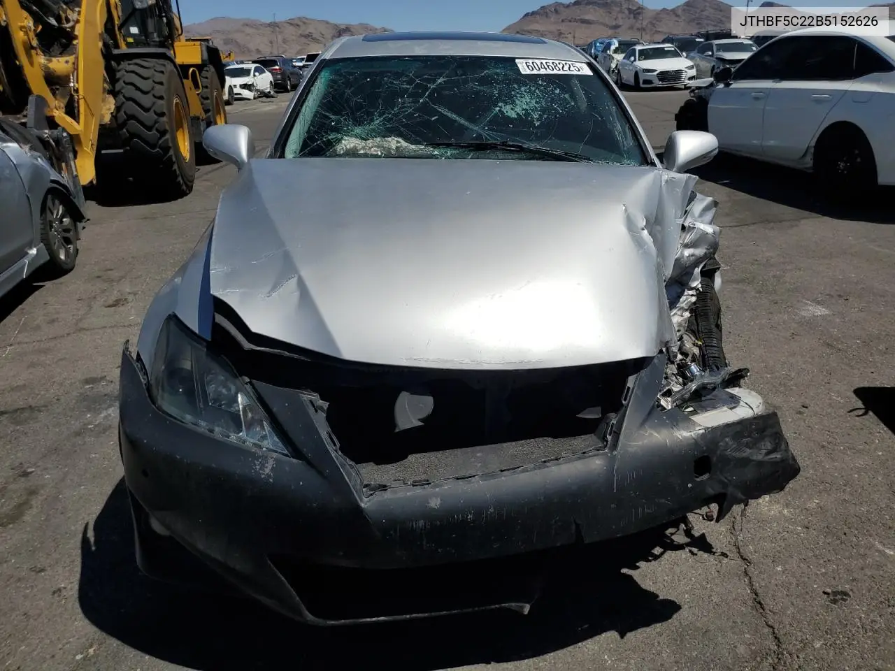 2011 Lexus Is 250 VIN: JTHBF5C22B5152626 Lot: 60468225