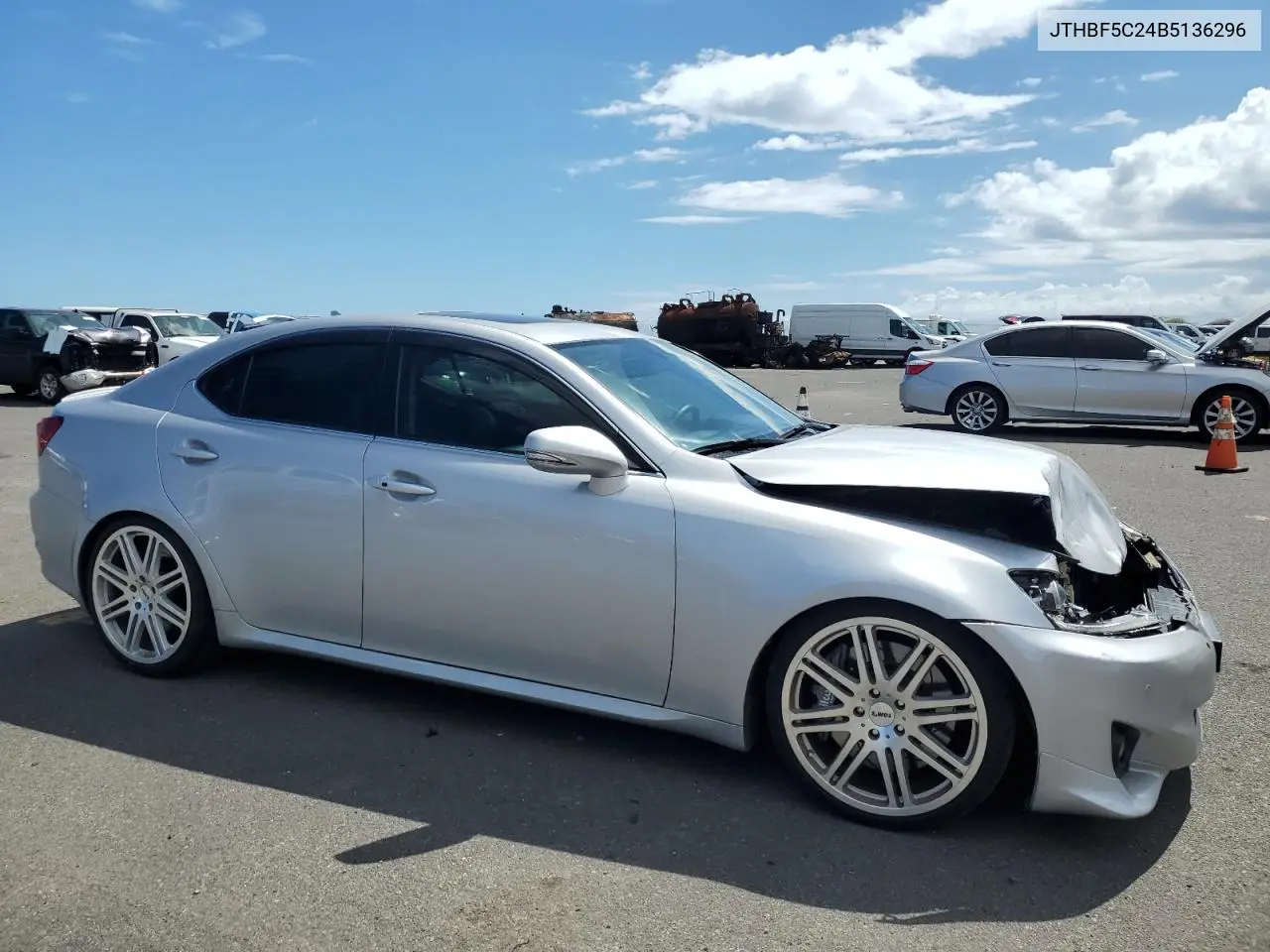 2011 Lexus Is 250 VIN: JTHBF5C24B5136296 Lot: 60577385