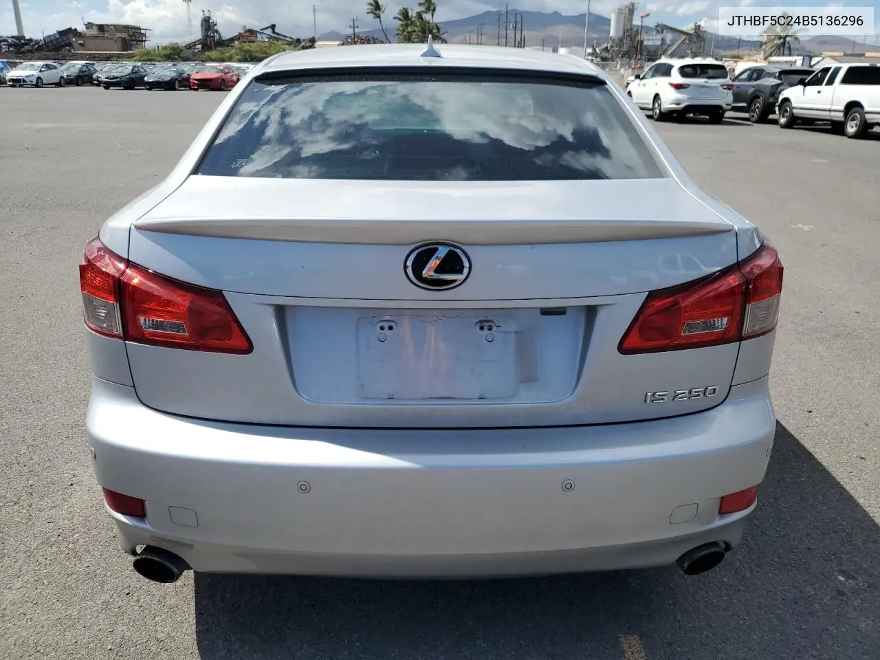 2011 Lexus Is 250 VIN: JTHBF5C24B5136296 Lot: 60577385