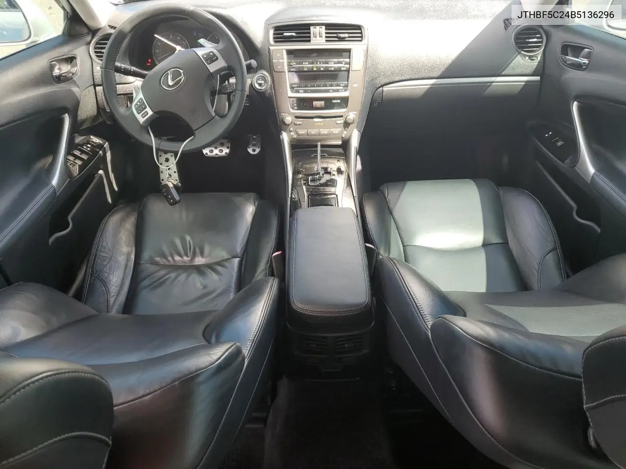 2011 Lexus Is 250 VIN: JTHBF5C24B5136296 Lot: 60577385