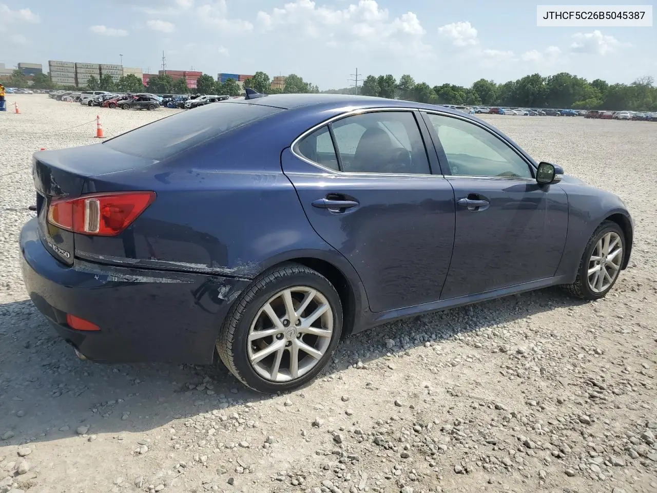 2011 Lexus Is 250 VIN: JTHCF5C26B5045387 Lot: 61343545