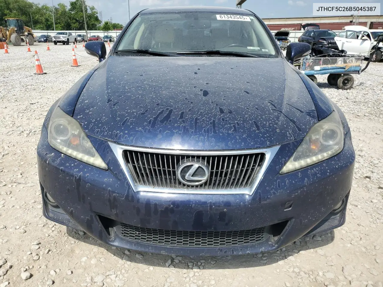 2011 Lexus Is 250 VIN: JTHCF5C26B5045387 Lot: 61343545