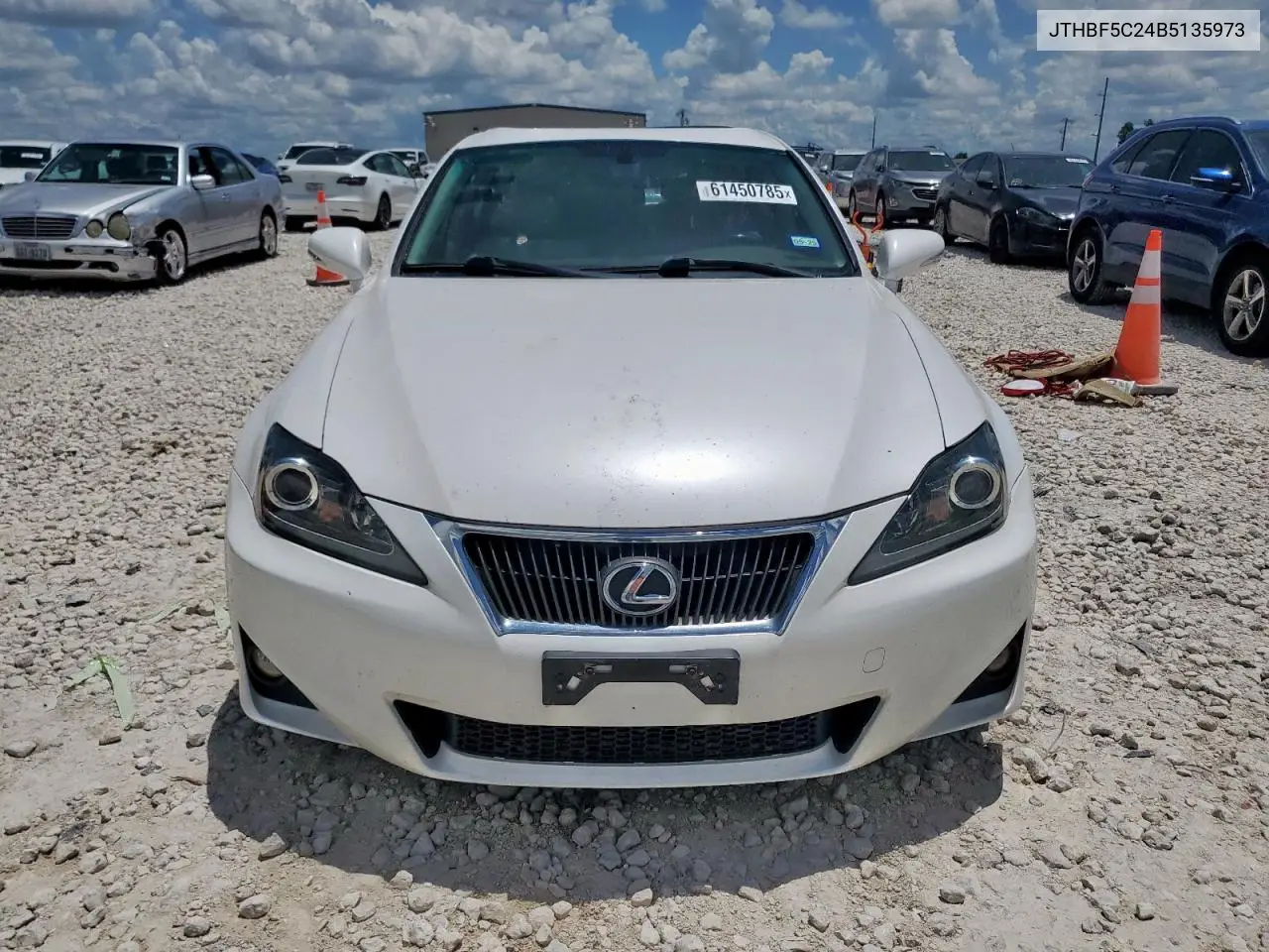 2011 Lexus Is 250 VIN: JTHBF5C24B5135973 Lot: 61450785