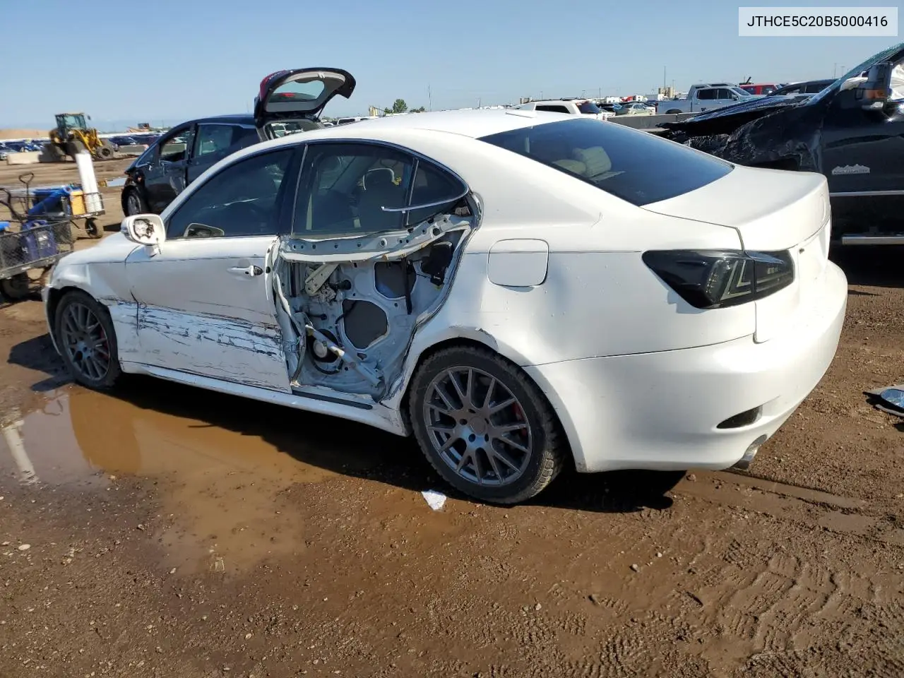 2011 Lexus Is 350 VIN: JTHCE5C20B5000416 Lot: 61479965
