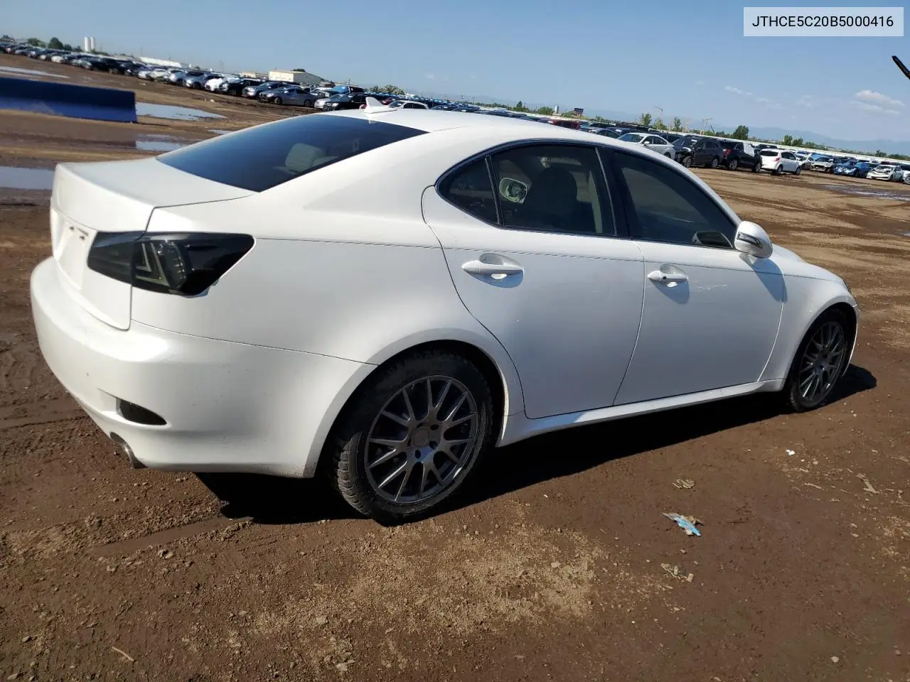 2011 Lexus Is 350 VIN: JTHCE5C20B5000416 Lot: 61479965