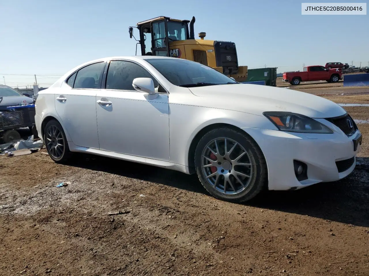 2011 Lexus Is 350 VIN: JTHCE5C20B5000416 Lot: 61479965